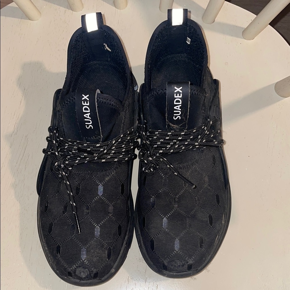 Suadex Black Mesh Sneakers STEEL TOE